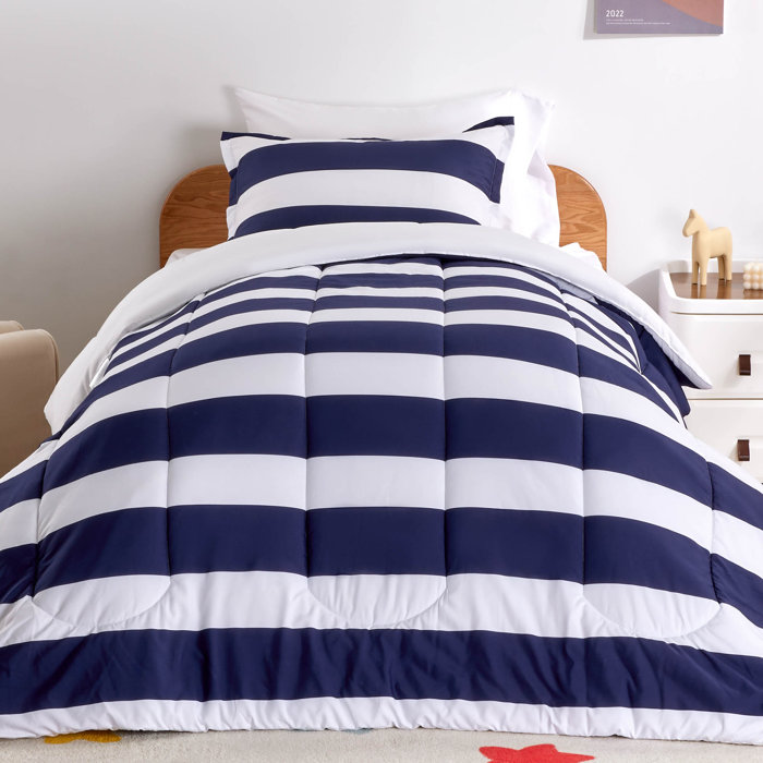 Viv + Rae Denelle Rugby Stripe Comforter Set & Reviews Wayfair